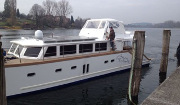 A 42' river catamaran for Danube.